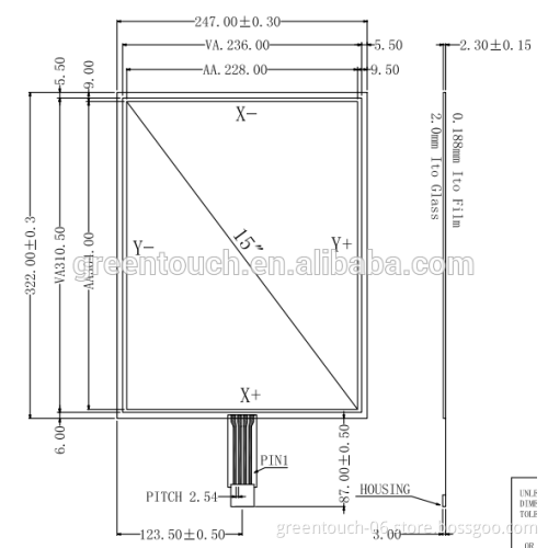 15" USB Touch Screen Kit DIY Smart Panel Resistive Monitor For Dell 510 Retail